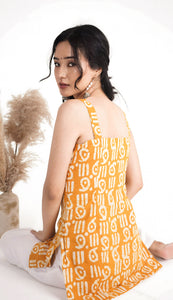 Amber Dusk Block Print Kurti