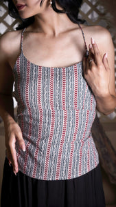 Crisscross back Cotton Top